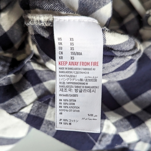 Aerie Plaid Flannel Lounge Sleep Romper - Picture 4 of 6